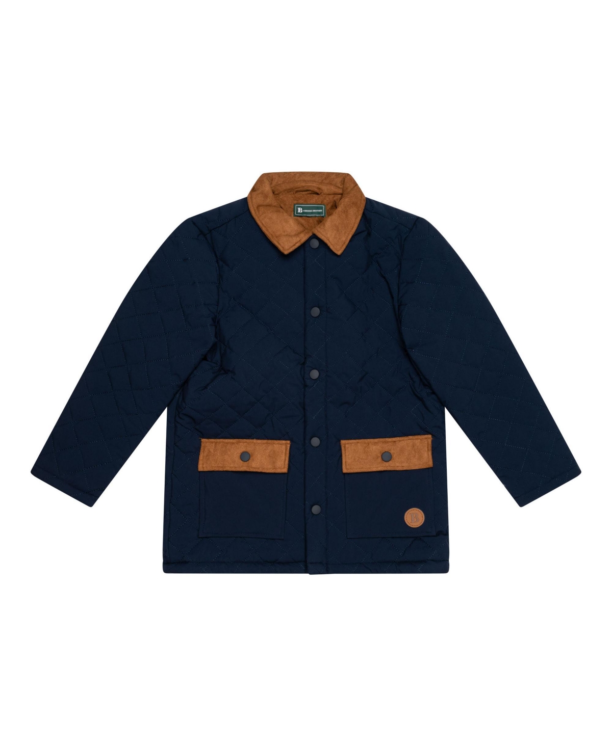 Brooks Brothers Kids' B By  Big Boys Woven Regular Fit Jacket In Navy