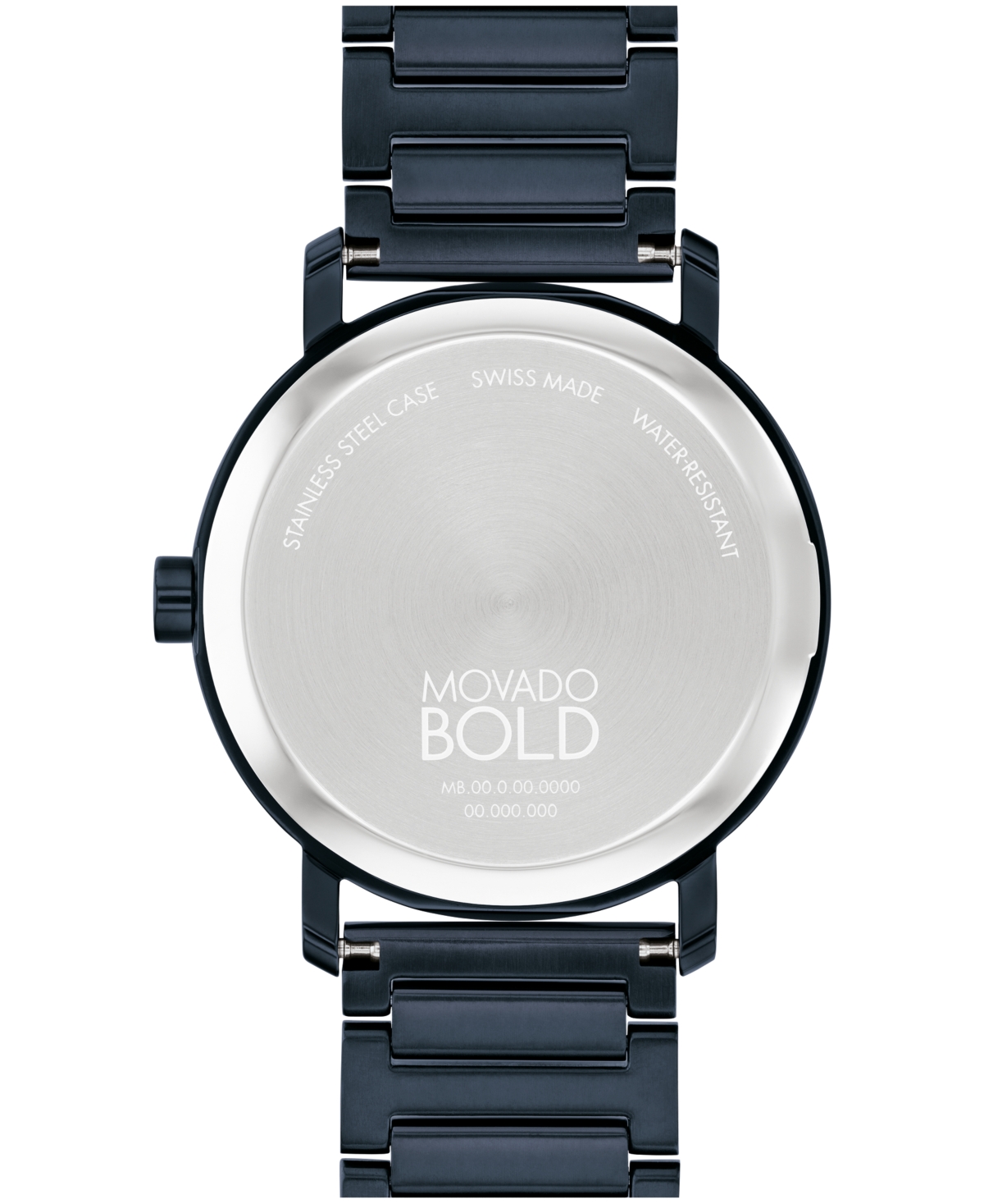 Shop Movado Men's Bold Evolution 2.0 Swiss Quartz Ionic Plated Blue Steel Watch 40mm