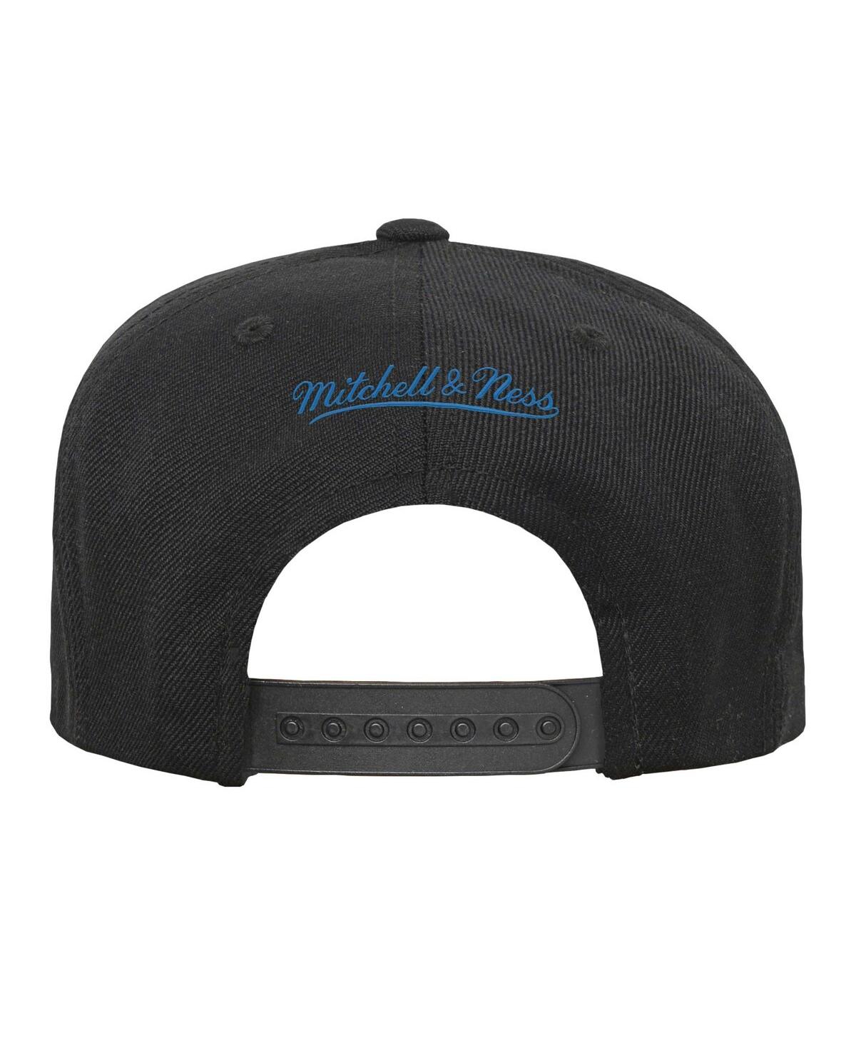 Mitchell & Ness Big Boys And Girls  Black Denver Nuggets Team Script Snapback Hat In Black