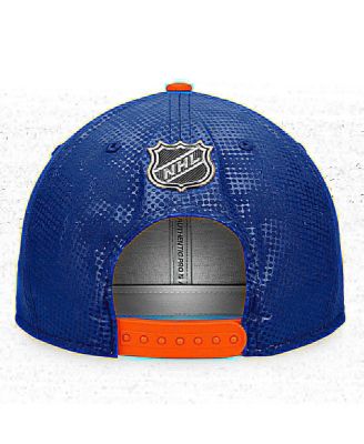 Men's Royal, Orange New York Islanders Authentic Pro Alternate Logo Snapback Hat