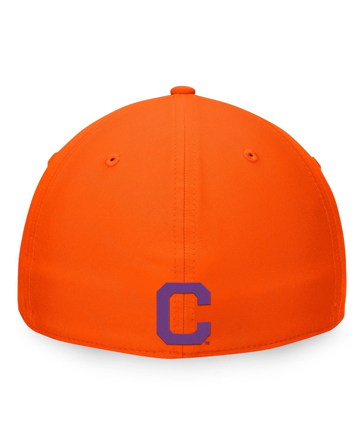 Shop Top Of The World Men's  Orange Clemson Tigers Deluxe Flex Hat