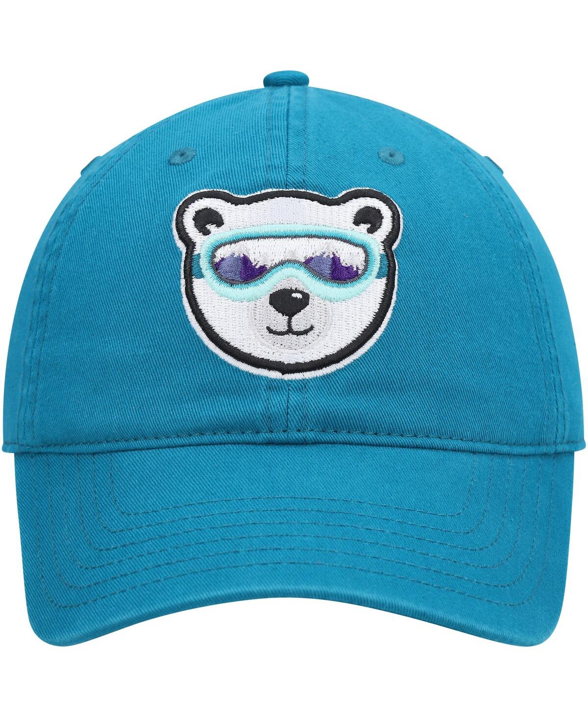 Shop Explore Men's  Blue Polar Bear Dad Adjustable Hat