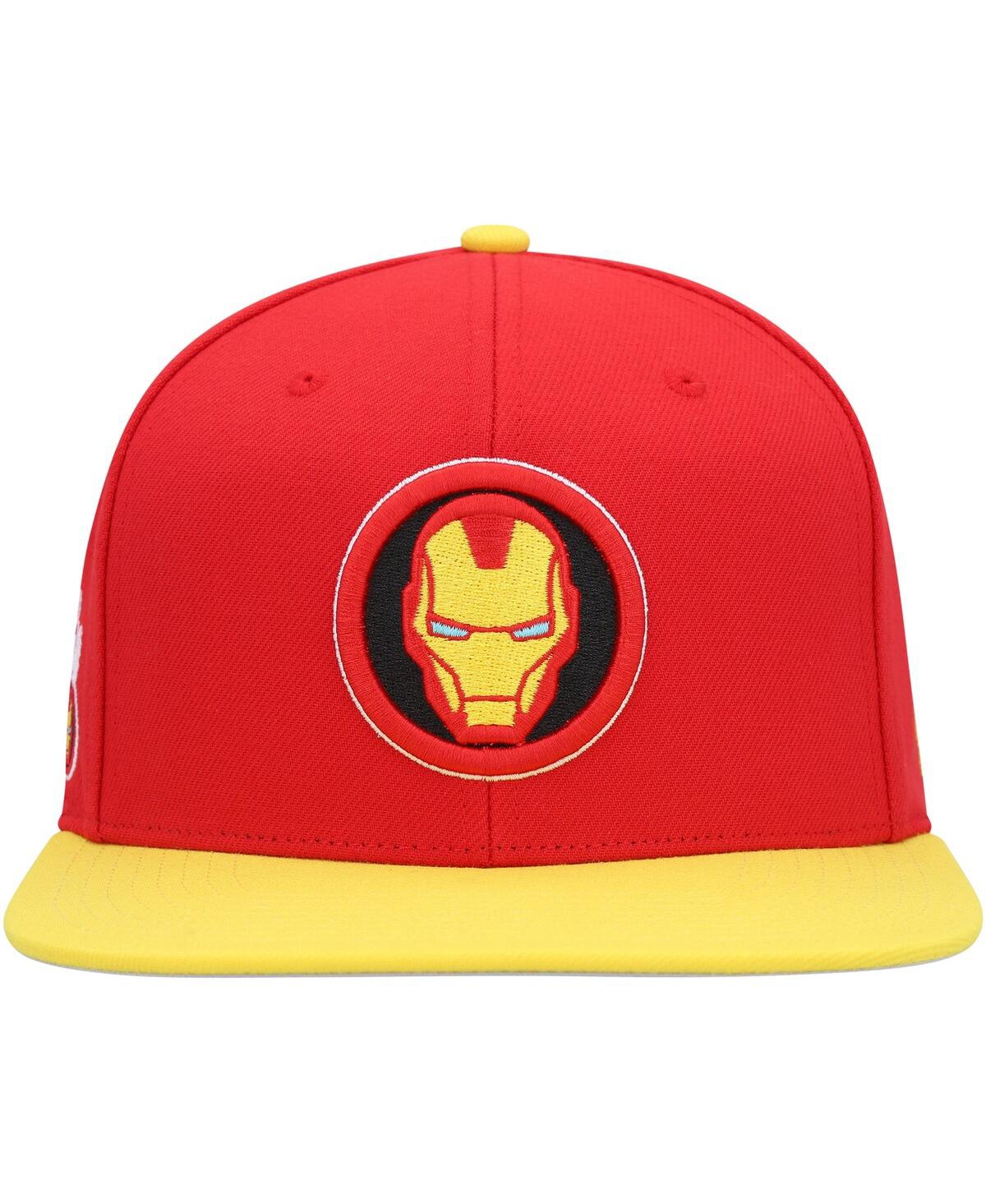 Shop Marvel Men's  Red Iron Man Snapback Hat