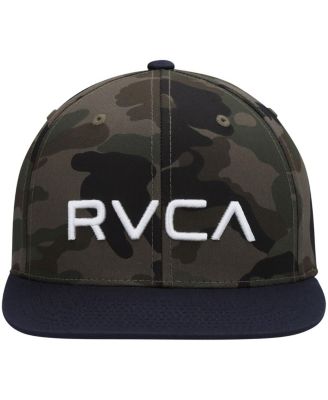 Big Boys and Girls Camo, Navy Twill Snapback Hat