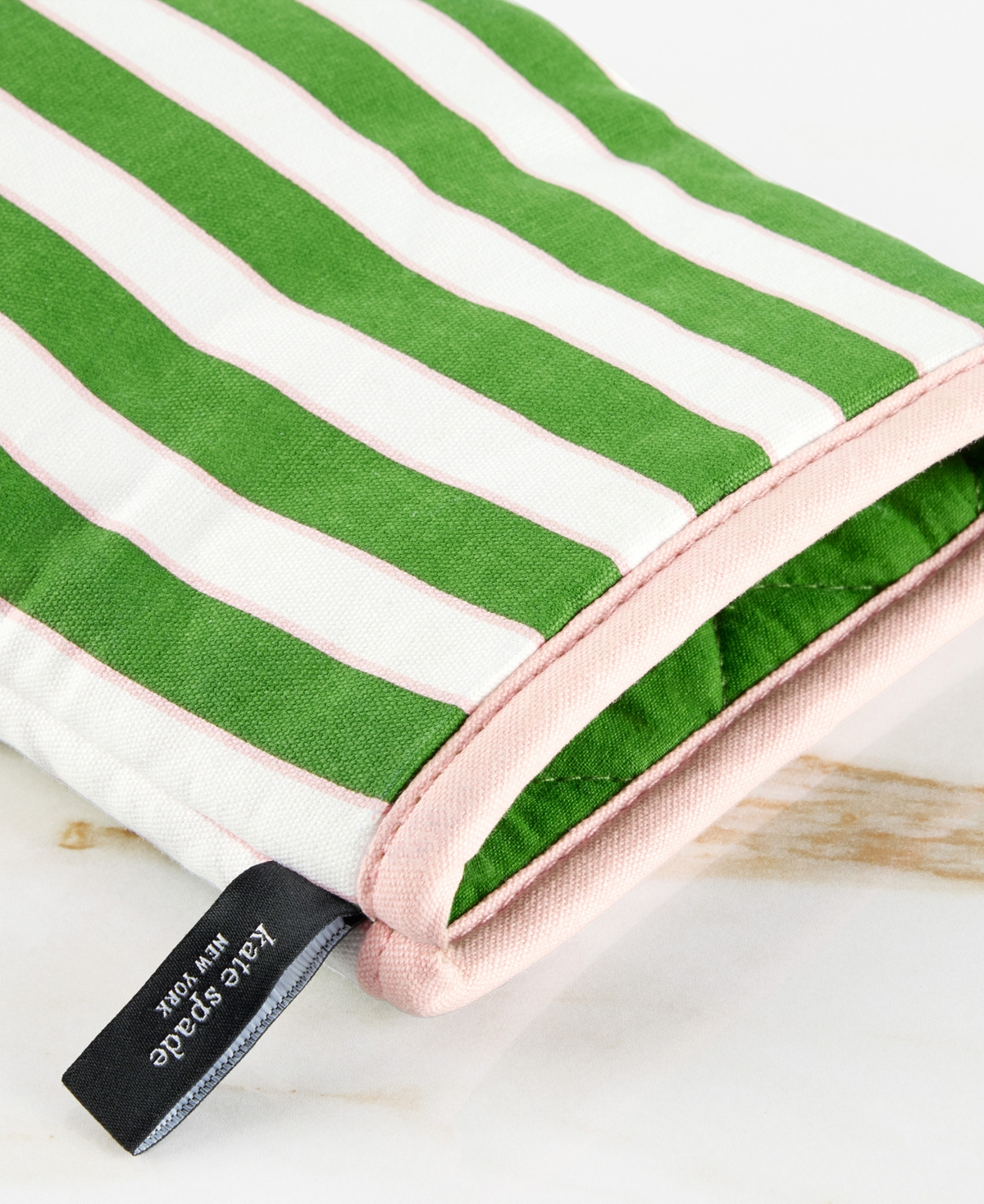 kate spade new york Botanical Stripe Mini Oven Mitt 2-Pack Set, 5.5" x 8"