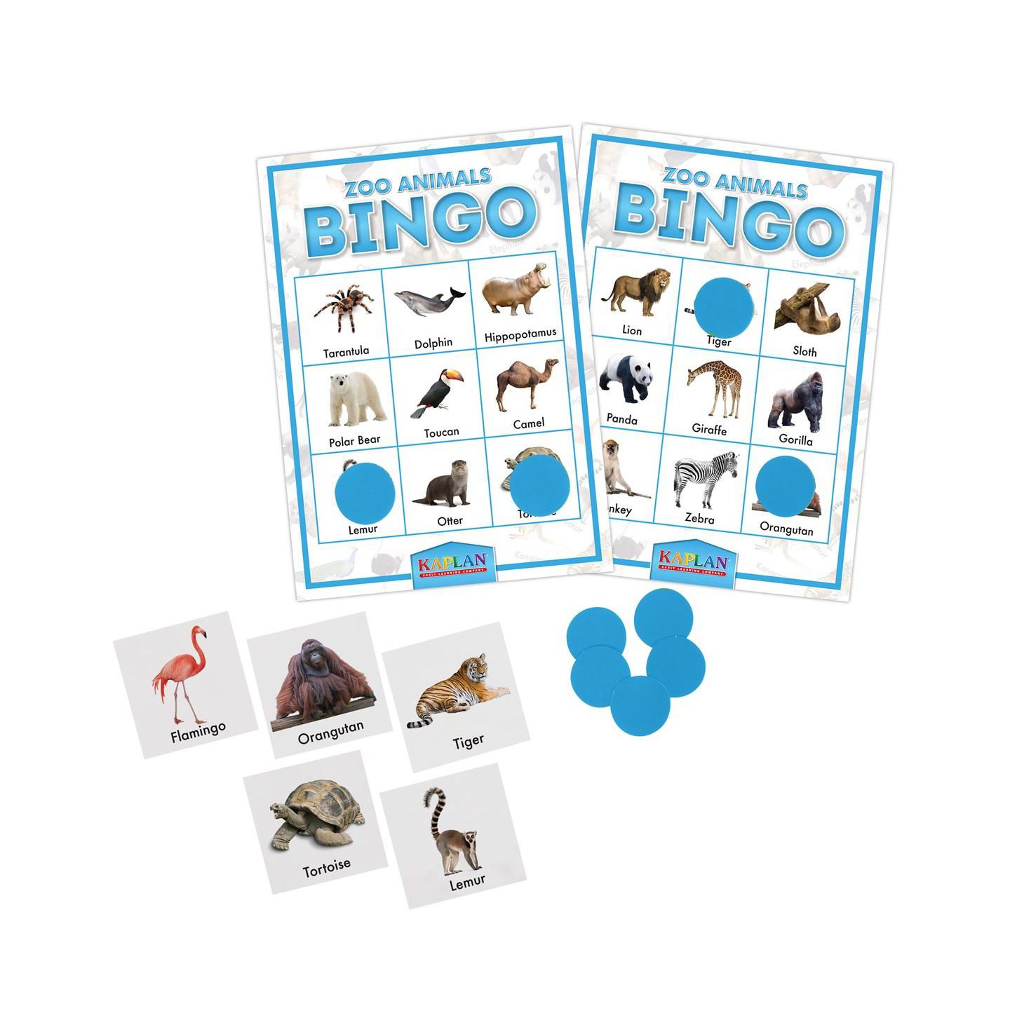 Детская игрушка Kaplan Early Learning Zoo Animals Bingo Learning Game — фото 1