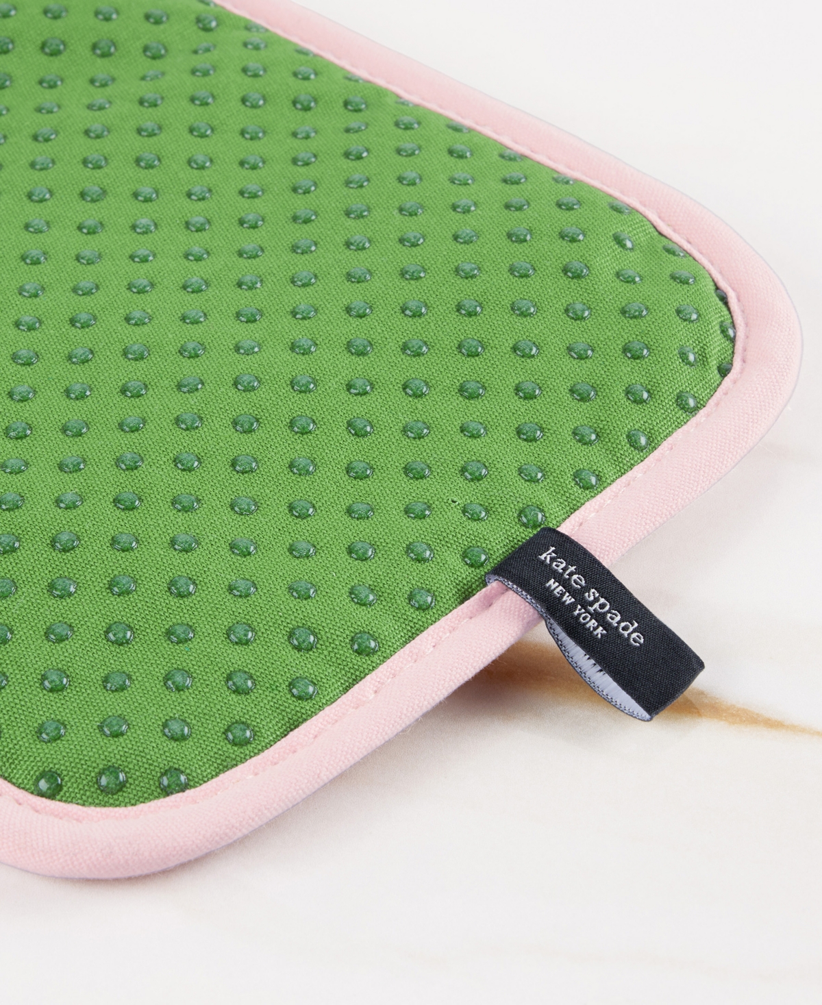 kate spade new york Botanical Stripe Pot Holder 2-Pack Set, - Pink