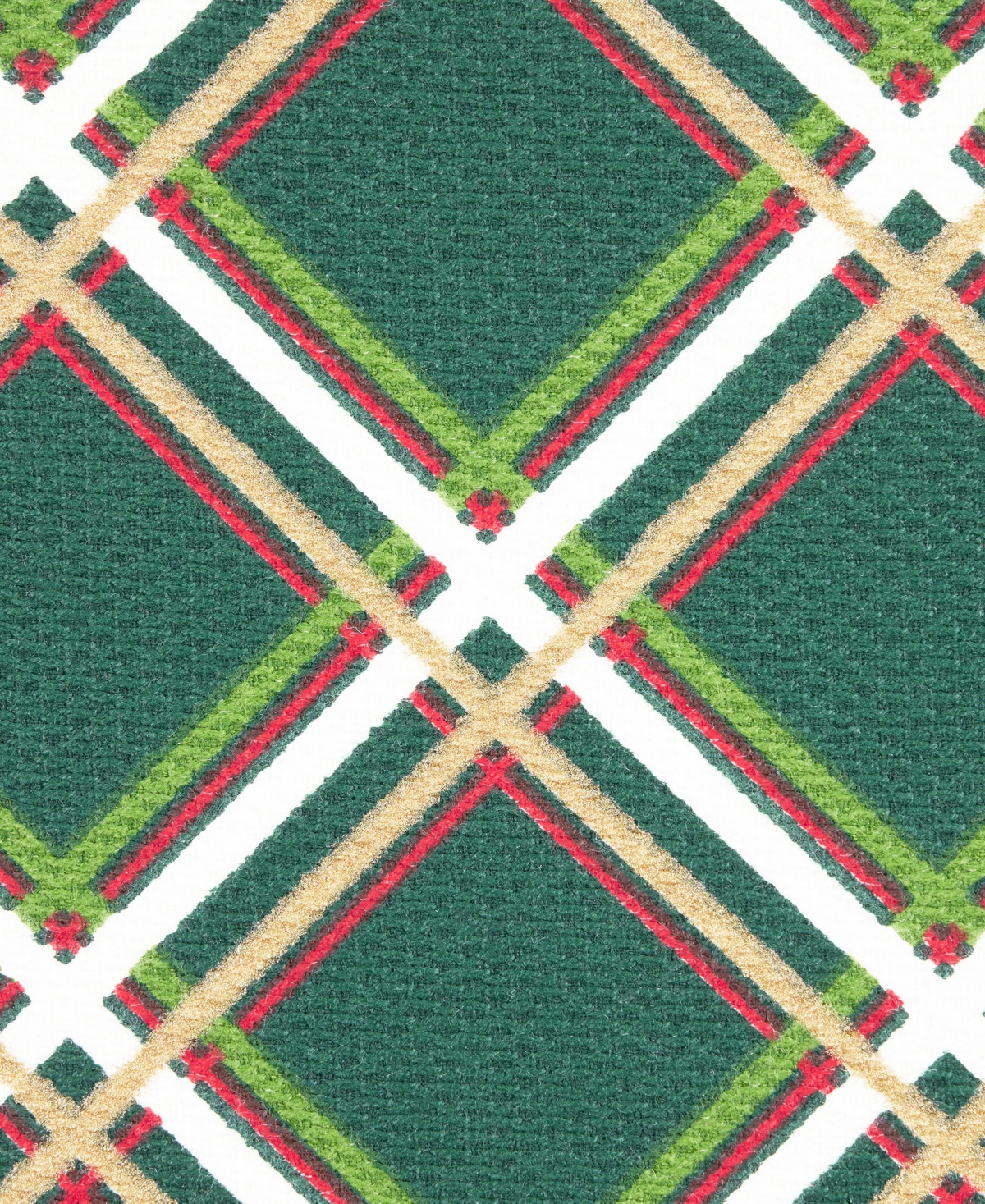 kate spade new york Holiday Confetti Acrobat Plaid Holiday Kitchen Towels 2-Pack Set, - Green