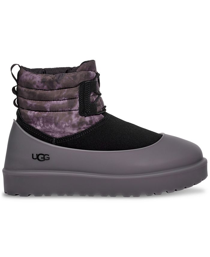 UGG® Men's Classic Mini Lace Up Water-Resistant Boots - Macy's