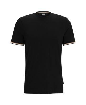 Men's Signature-Stripe Cuffs T-shirt