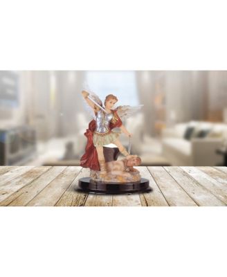 5"H Archangel Michael Statue Saint Michael The Strongest Angel Holy Figurine Religious Decoration Home Decor Perfect Gift for House Warming, Holidays and Birthdays