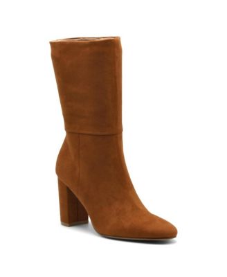 Womens Billow Chunky Heel Boot