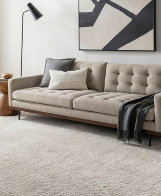 Masterpiece High-Low MPC-2304 7'10" x 7'10" Round Area Rug