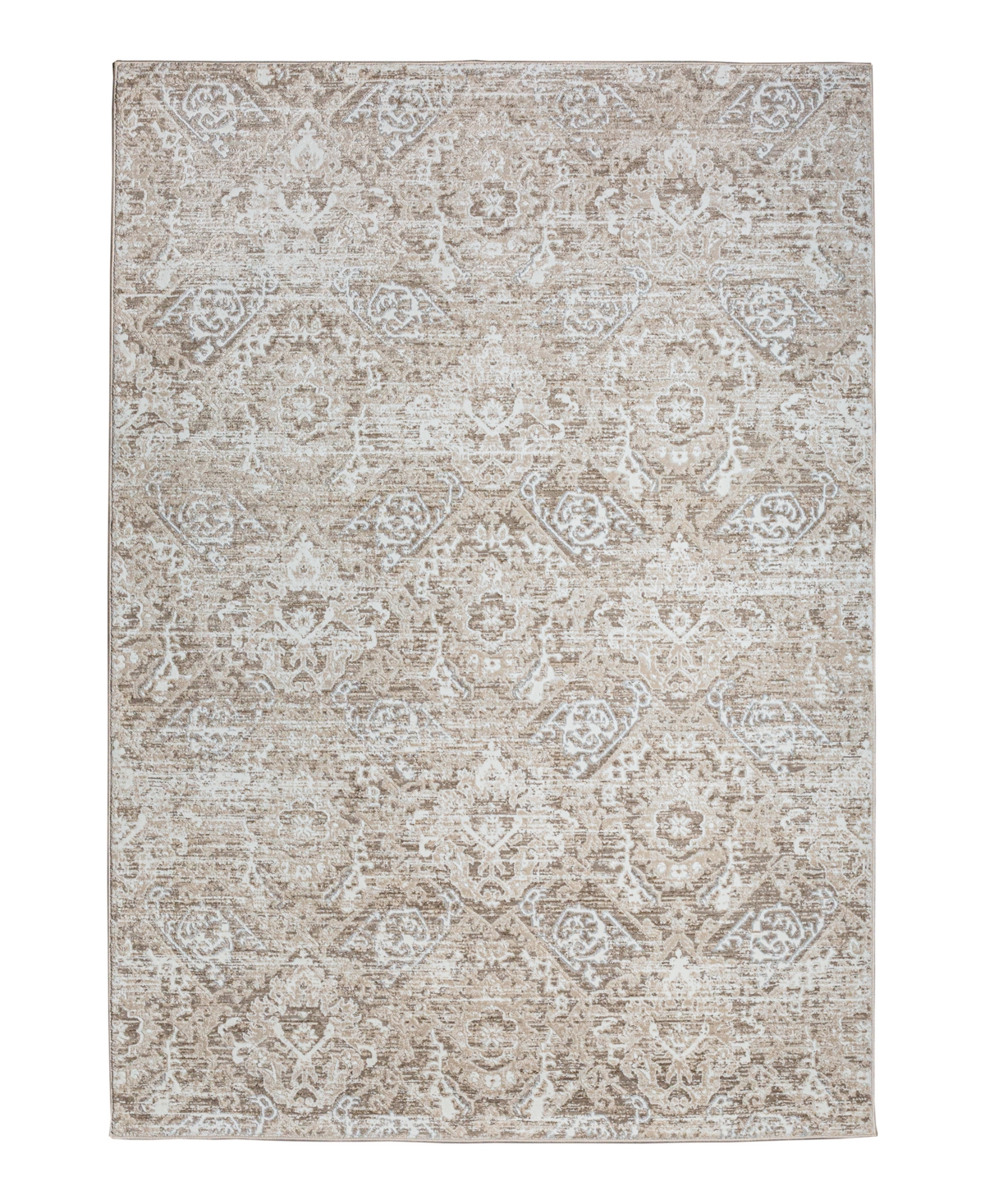 Km Home Teola 1244 7'10in x 10'6in Area Rug - Beige