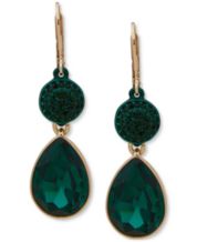 Macy's green earrings sale