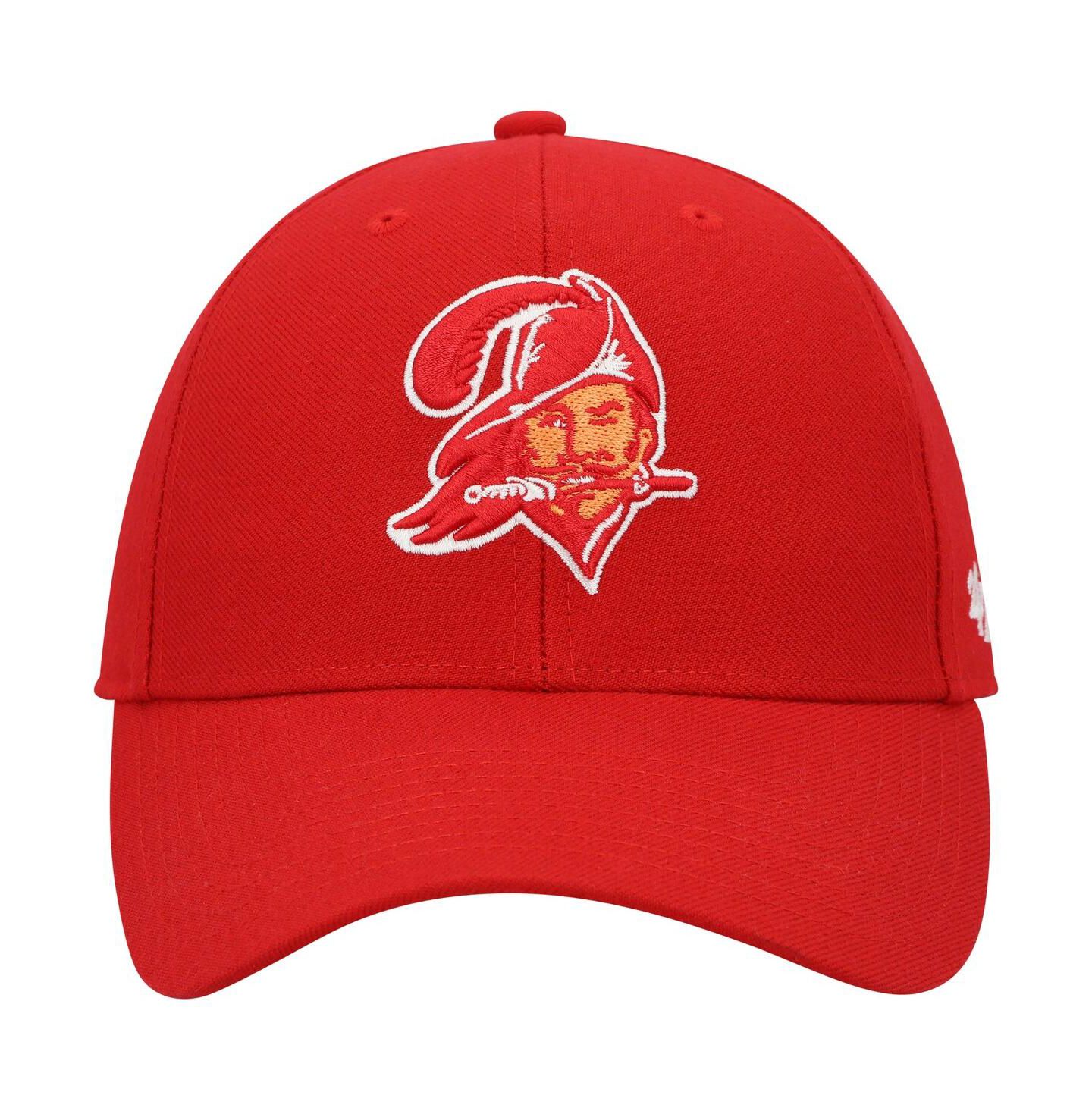 Мужская кепка '47 Brand Red Tampa Bay Buccaneers MVP Adjustable Hat — фото 2