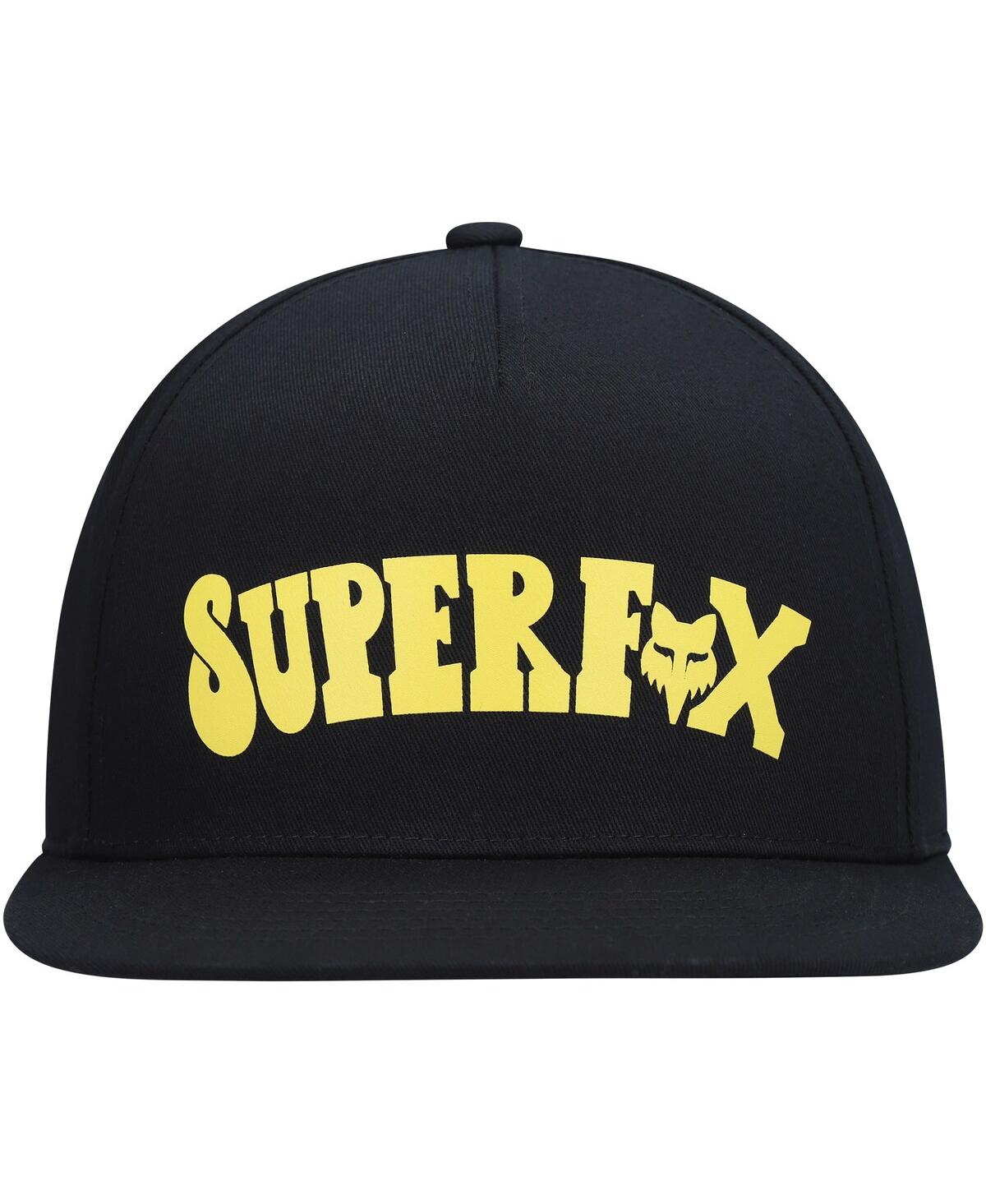 Shop Fox Men's Black  Super Trik Snapback Hat