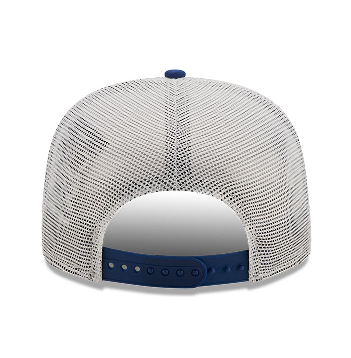 NEW ERA MEN'S NEW ERA ROYAL, WHITE TRACKHOUSE RACING GOLFER SNAPBACK ADJUSTABLE HAT 