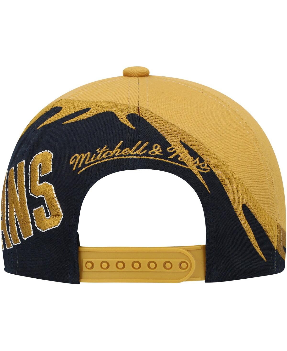 Big Boys and Girls Mitchell & Ness Navy New York Titans Gridiron Classic Spiral Snapback Hat - Navy