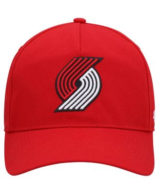 Men's Red Portland Trail Blazers Hitch Snapback Hat