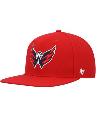Men's Red Washington Capitals Sure Shot Captain Snapback Hat