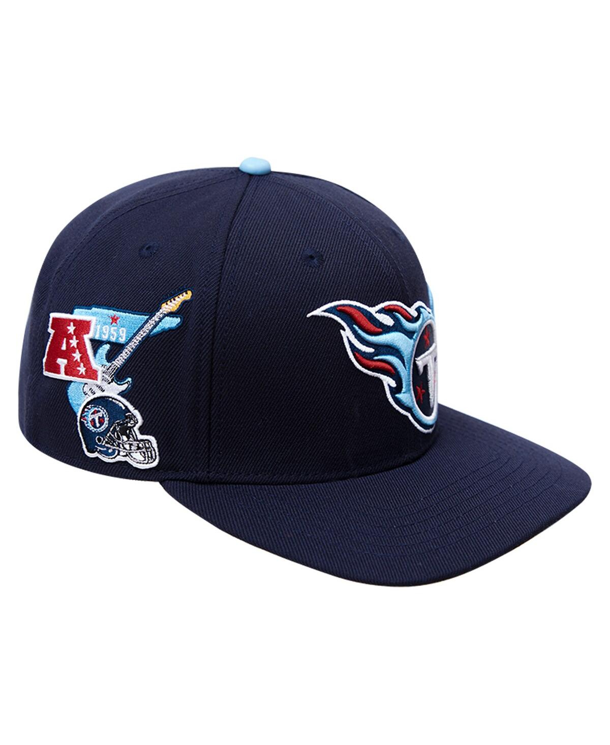 Shop Pro Standard Men's  Navy Tennessee Titans Hometown Snapback Hat