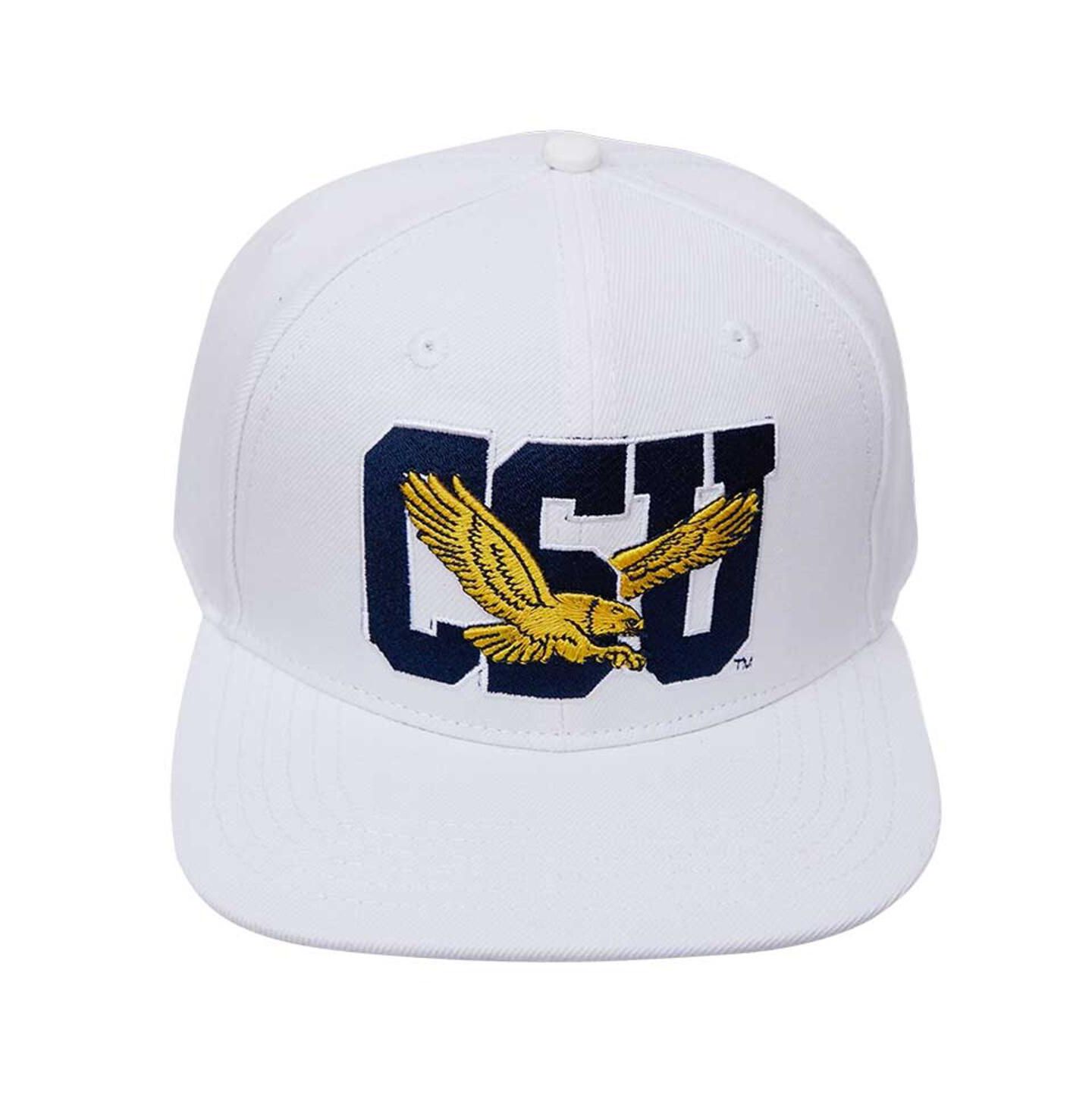 Мужская кепка Pro Standard White Coppin State Eagles Evergreen Wool Snapback Hat — фото 1
