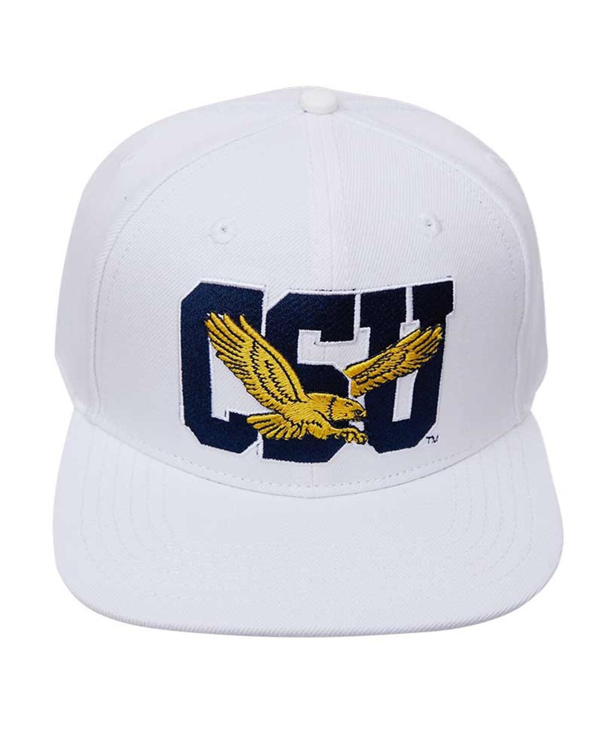 PRO STANDARD MEN'S PRO STANDARD WHITE COPPIN STATE EAGLES EVERGREEN WOOL SNAPBACK HAT 