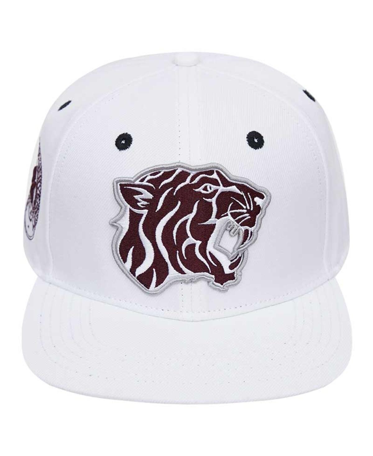 PRO STANDARD MEN'S PRO STANDARD WHITE TEXAS SOUTHERN TIGERS MASCOT EVERGREEN WOOL SNAPBACK HAT