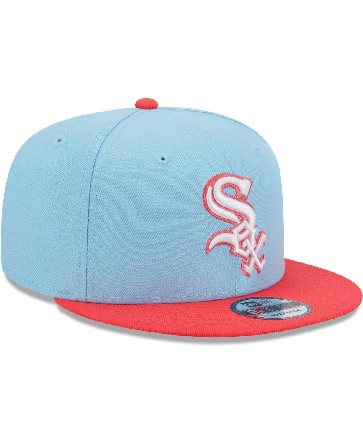 New Era Men's  Light Blue, Red Chicago White Sox Spring Basic Two-tone 9fifty Snapback Hat In Light Blue,red