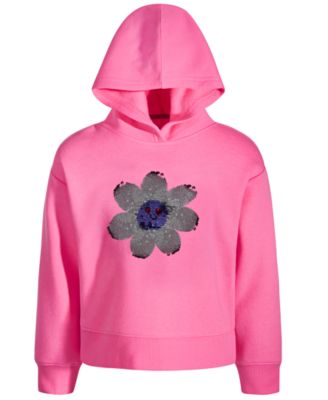 Epic Threads - Little Girls Daisy Flip-Sequin Graphic Hoodie