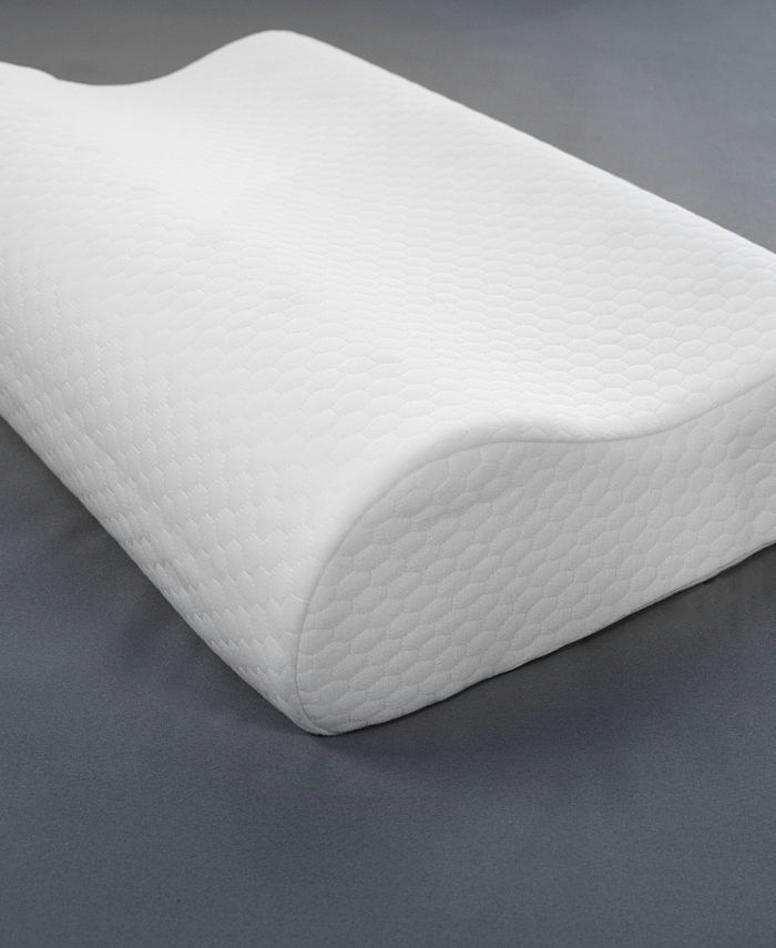 Therapedic Premier Clean Comfort Memory Foam Contour Pillow, Standard