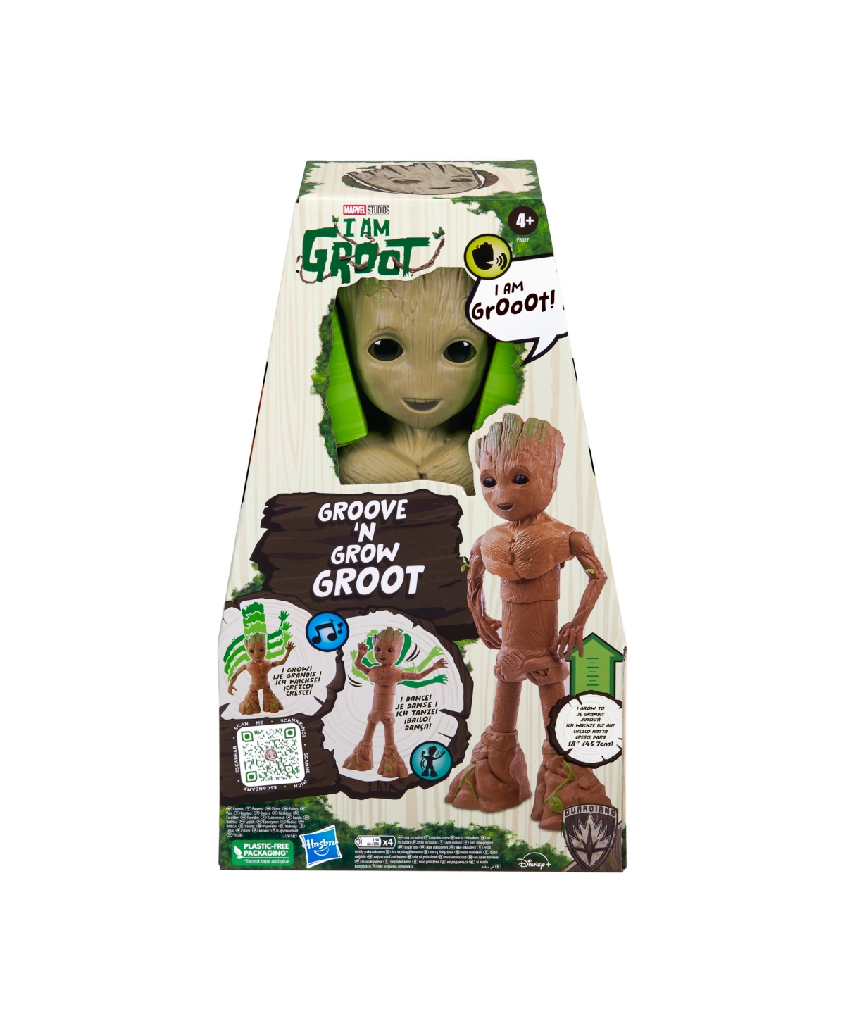 Marvel Studios I Am Groot Groove 'n Grow Groot In No Color