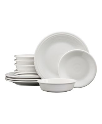 Fiesta Classic Rim 12 Pc. Dinnerware Set, Service For 4 - Macy's