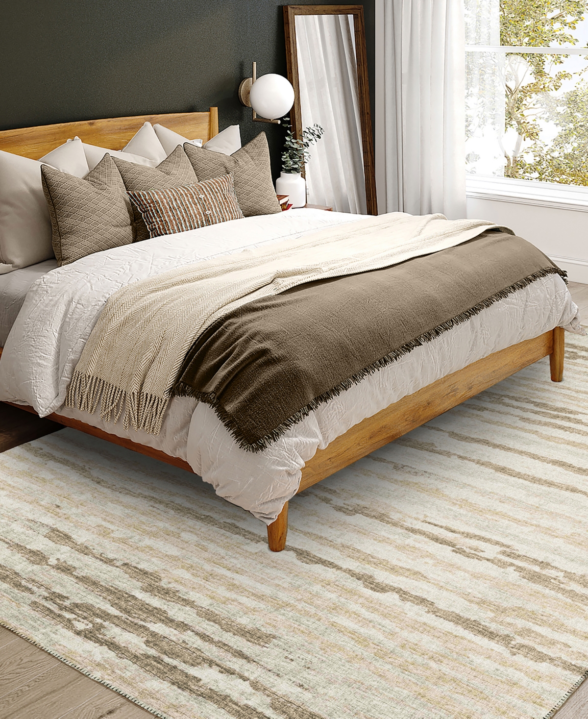 Addison Bravado Outdoor Washable ABV34 Area Rug - Beige