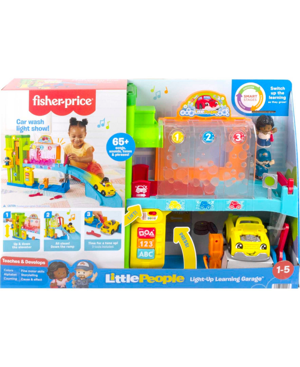 Fisher Price Little People Toddler Playset With Figures Toy Car In Multi-color
