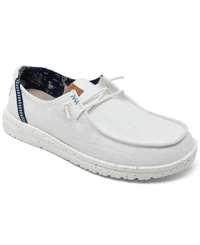 Hey Dude Big Girls Wendy Washed Canvas Casual Moccasin Sneakers from Finish  Line - Macy's