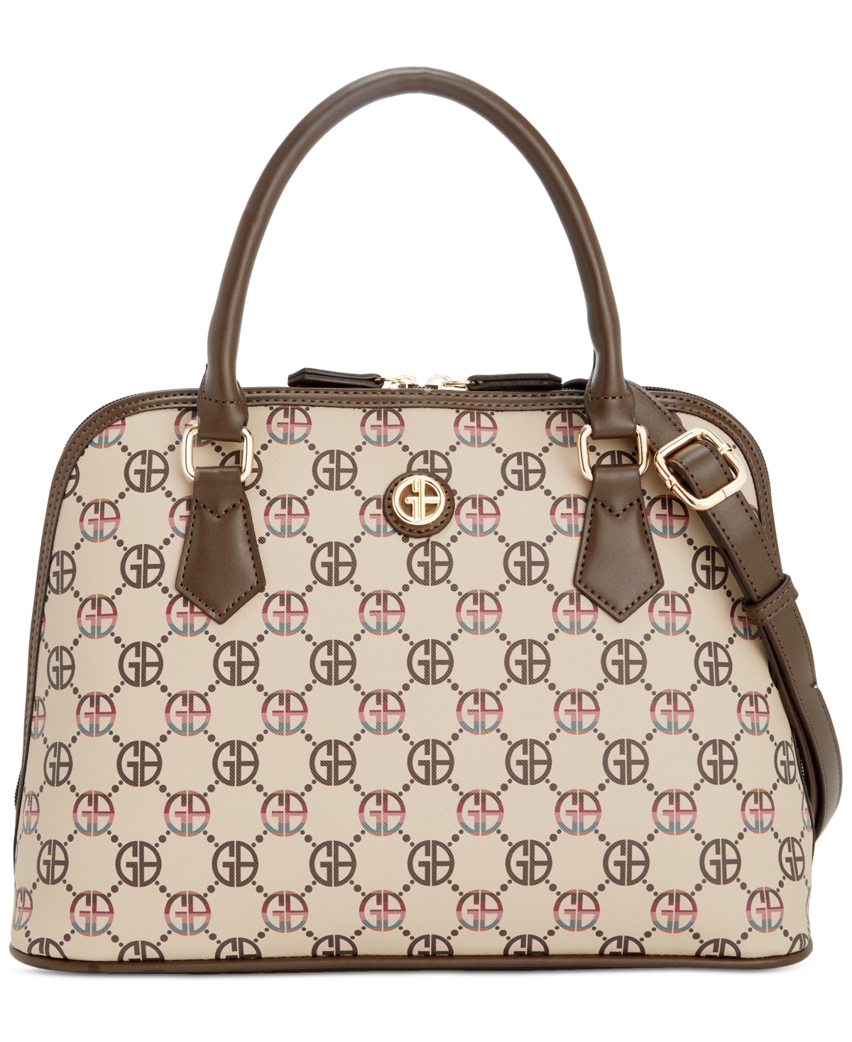 Signature Ombre Dome Medium Satchel, Created for Macy's - Taupe