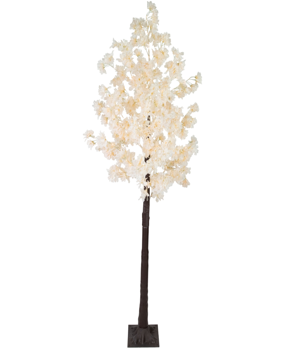 Northlight 6' Light Emitting Diode (led) Lighted Floral Artificial Tree Warm Lights In White