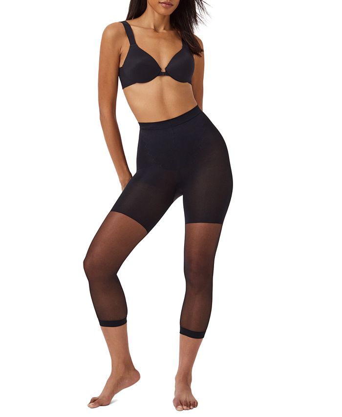 SPANX Women's Super Footless Tummy Control Power Capri, also available in extended sizes Macy's