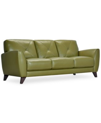 Furniture - Myia 85" Leather Sofa