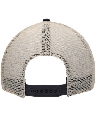 Men's Black, Natural Washington Commanders 90th Season MVP Trucker Snapback Hat