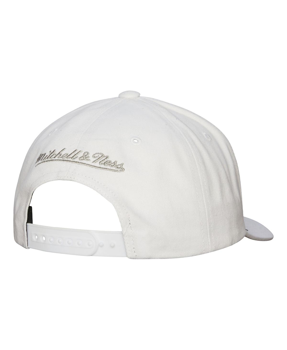 Mitchell & Ness Men's  White Golden State Warriors Hardwood Classics All In Retro Snapback Hat In White