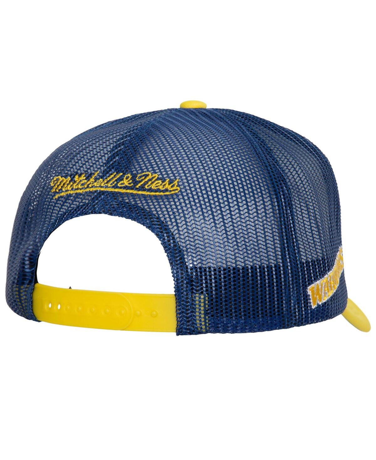 Mitchell & Ness Men's  White Golden State Warriors Hardwood Classics Soul Champs Fest Trucker Adjusta In White
