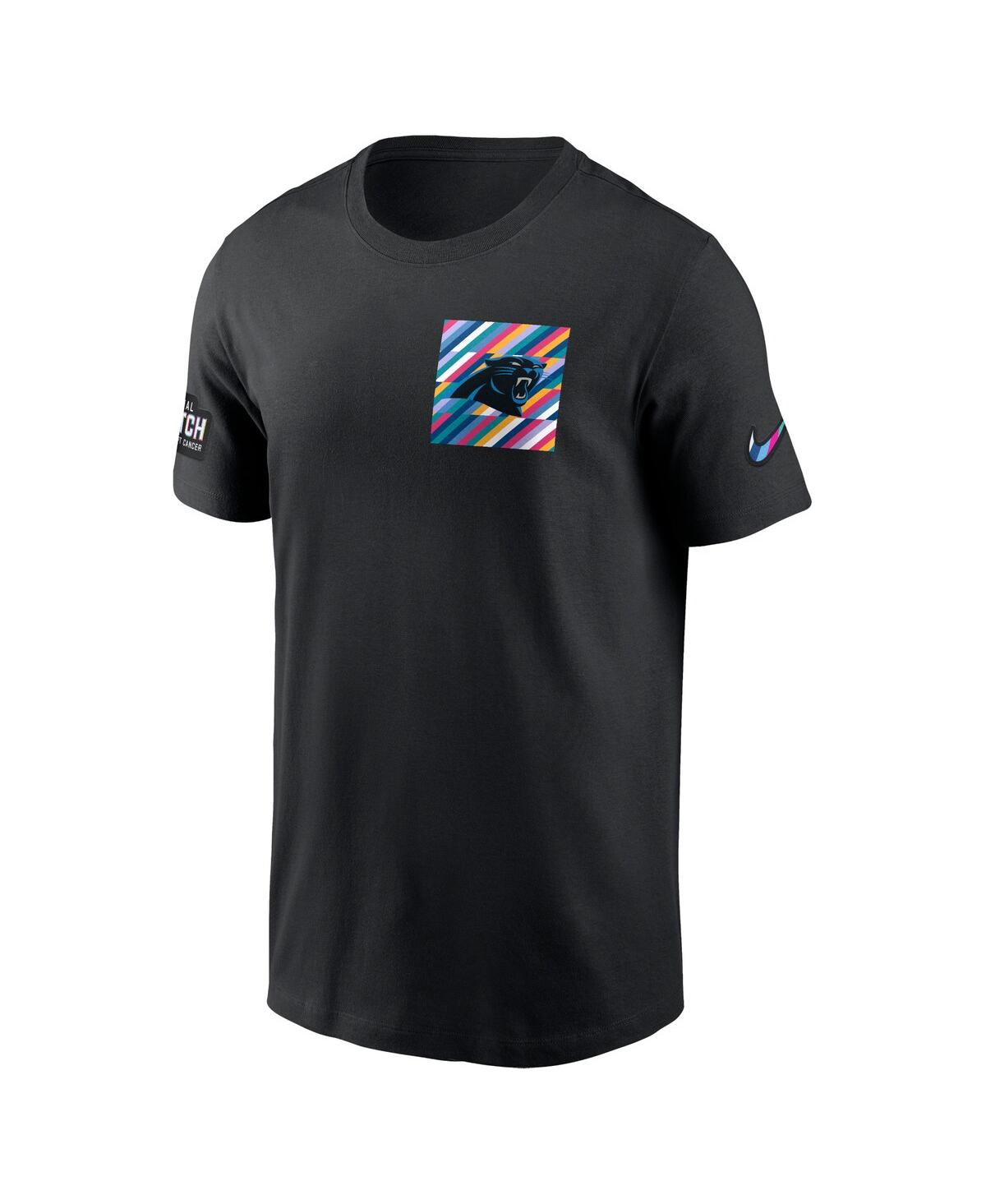 Nike Carolina Panthers Crucial Catch Sideline  Men's Nfl T-shirt In Black
