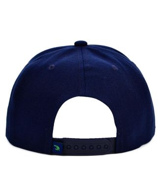 Men's Navy, White Fashion Snapback Adjustable Hat