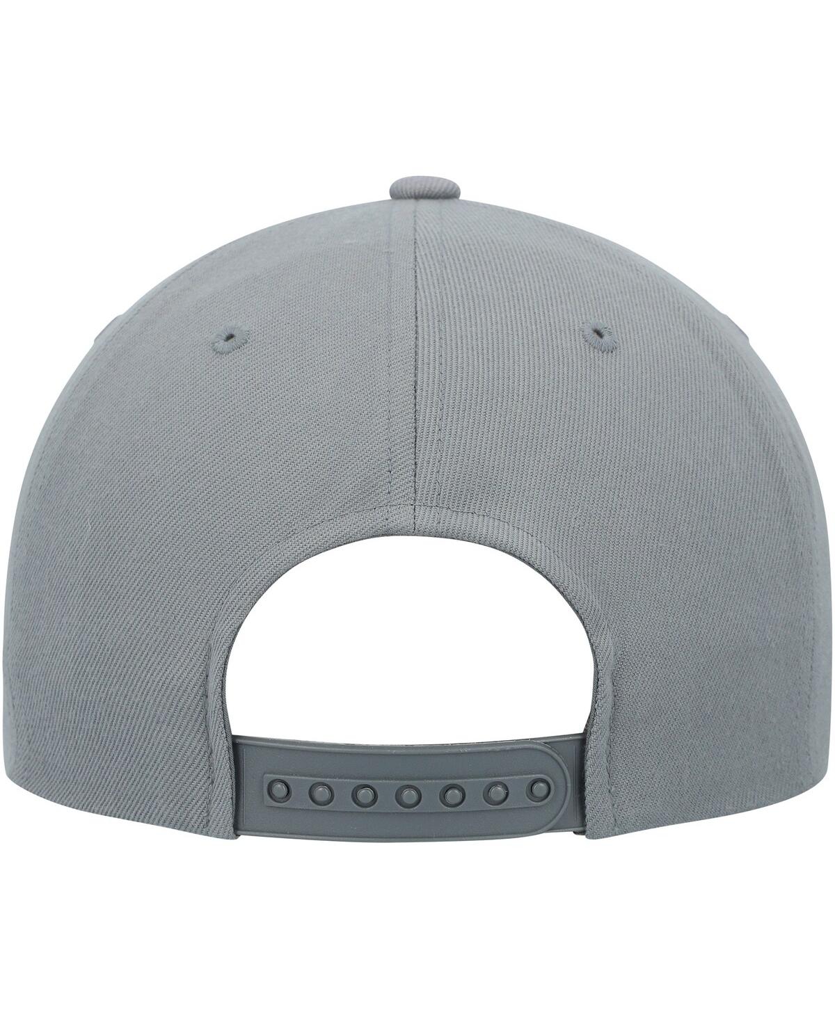 Shop Zephyr Men's  Gray Atlanta United Fc Logo Snapback Hat