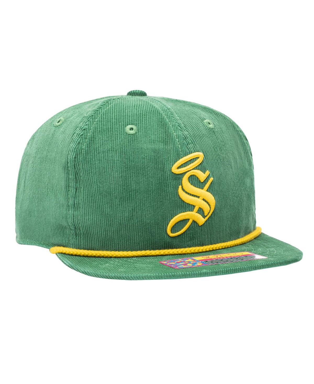 Shop Fan Ink Men's Green Santos Laguna Snow Beach Adjustable Hat