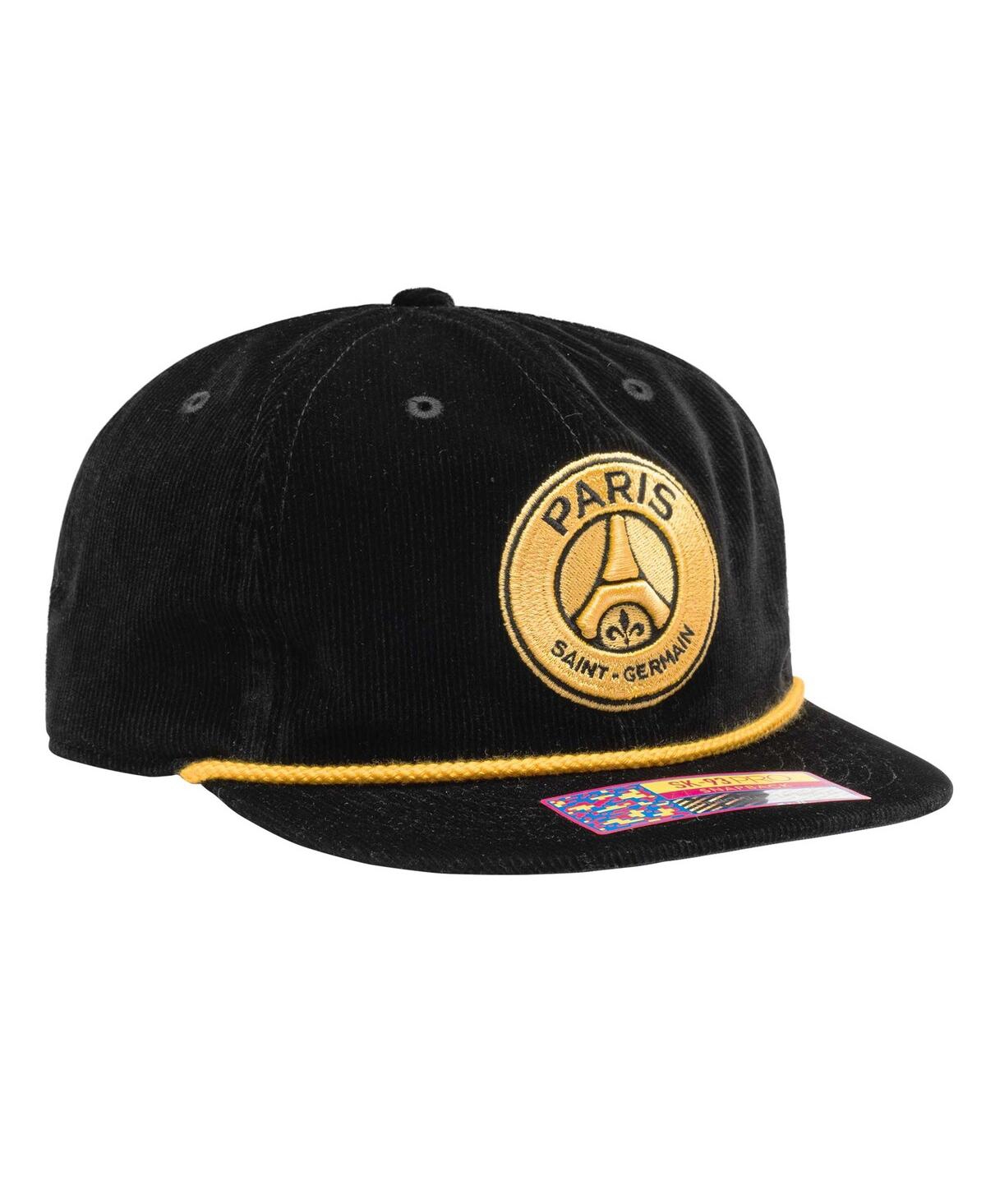 Shop Fan Ink Men's Black Paris Saint-germain Snow Beach Adjustable Hat