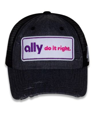 Men's Black Alex Bowman Retro Patch Snapback Adjustable Hat